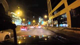 pedestrian crossing in traffic