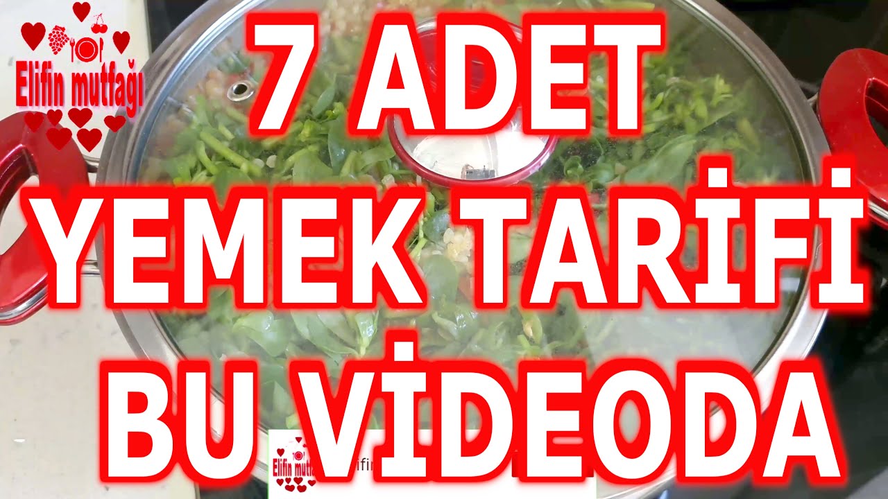 7 ADET YEMEK TARİFİ