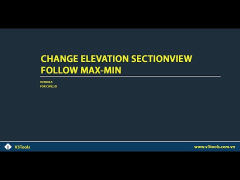 Change Elevation SectionView follow by Max Min in Civil 3D