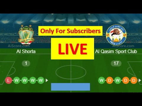 🔴 AL SHORTA - AL QASIM SPORT CLUB. LIVE HD. IRAQ PREMIER LEAGUE. (Only ...