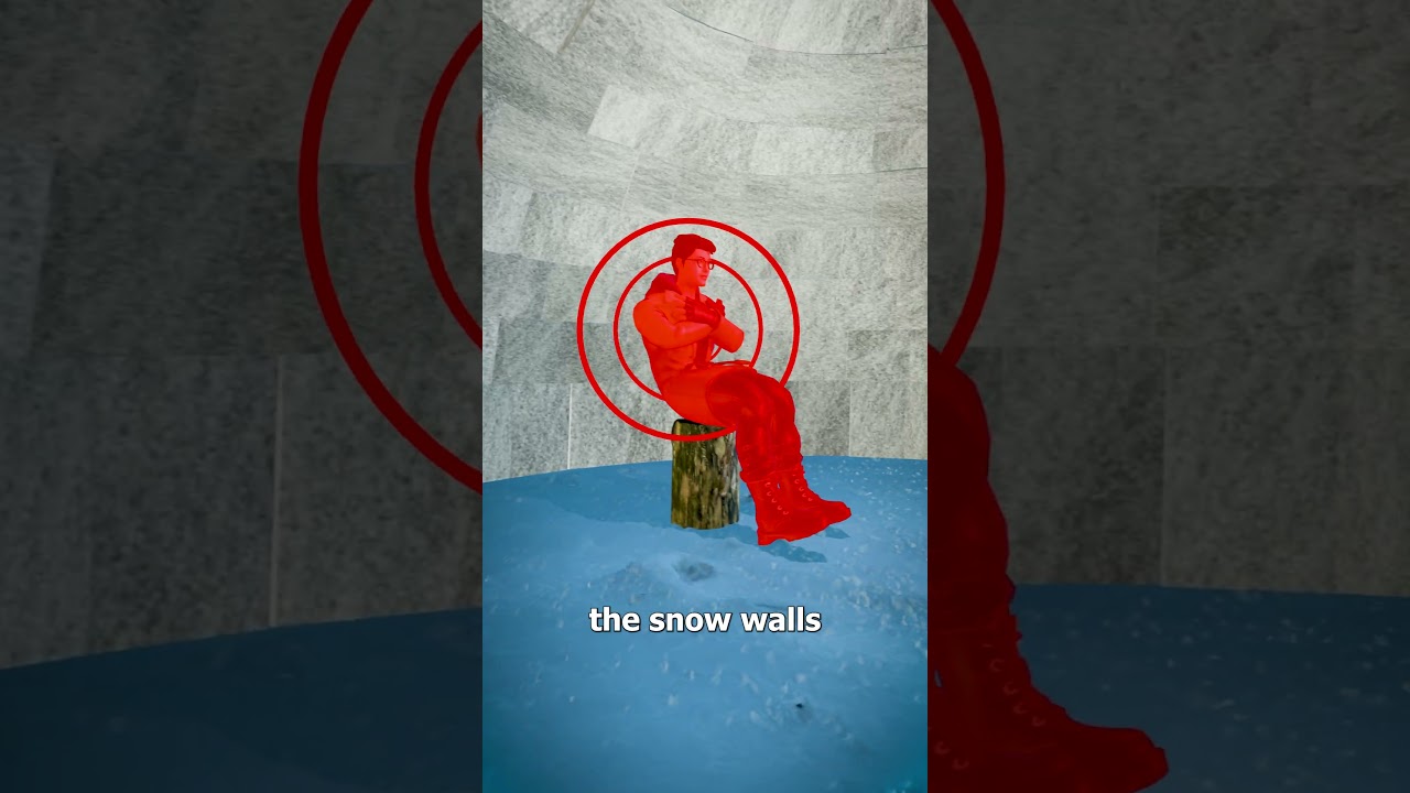 Как иглу сохраняет тепло 🤨