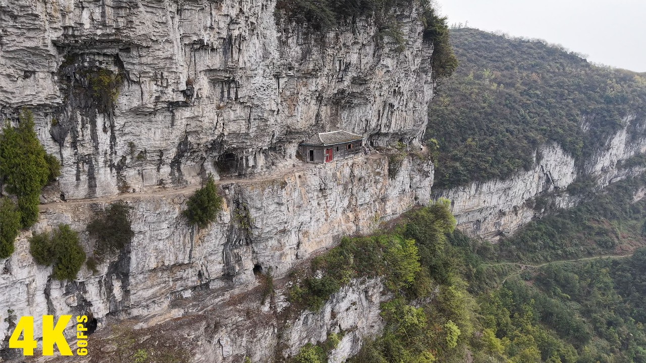 Unveiling the Most Secluded Cliffside House in Guizhou【S1EP19】