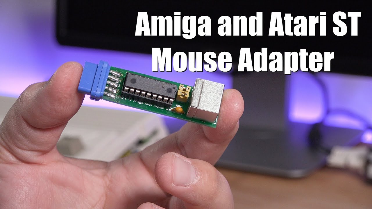 Amiga and Atari to PS/2 Mouse Adapter by Kevin Mount - YouTube