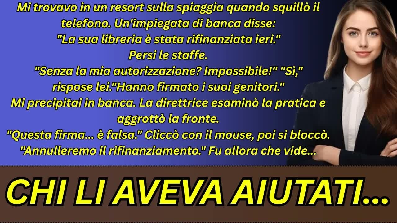 Una libreria ereditata, una firma falsa e un segreto nascosto per quarant’anni. Quando i miei genitori hanno rifinanziato il mio negozio alle mie spalle, credevo di aver perso tutto. Ma una chiave...