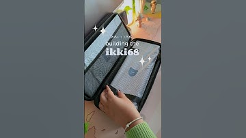 ikki68 aurora x winterbreath build ✩ #cozydesksetup #cozyvibes #desksetup #keyboard