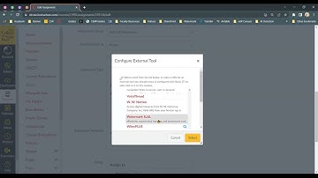 Adding Canvas Rubrics to Watermark Assignments