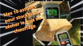 Mes 10 astuces pour stocker et sécher votre bois de chauffage