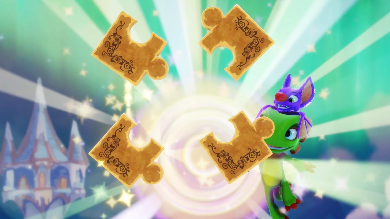 Yooka Replaylee All Puzzle Pieces Locations (100%) - YouTube
