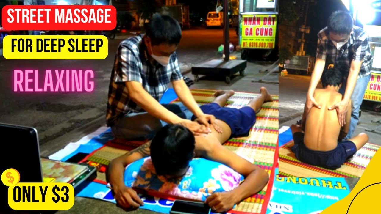 [ASMR] - $3 - STREET MASSAGE FOR MEN // RELAX - YouTube