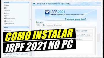 PASSO A PASSO COMPLETO COM A INSTALAÇÃO DO PROGRAMA IRPF NO PC E NOTEBOOK