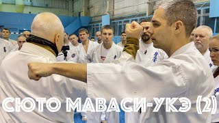 картинка: Кёкусинкай / Зимняя Школа ФКР-2022 / Кихон / Сюто маваси-укэ / Сихан Фомин