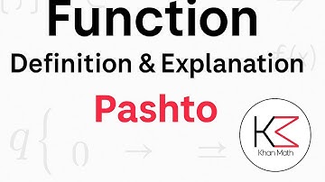 Function | Khan Math Pashto | KPK Board