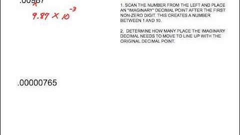 Scientific Notation part 1