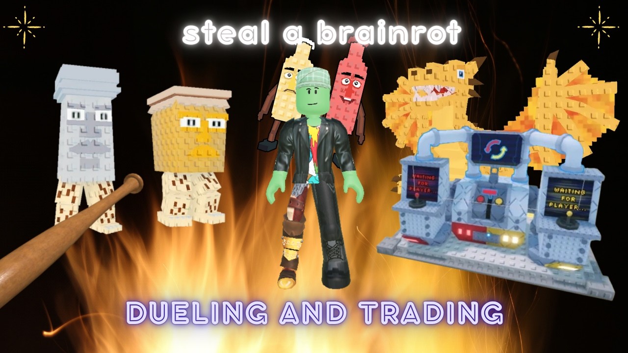 TRADING/ DUELING steal a brainrot live stream!
