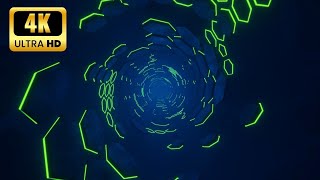 Sci-Fi Digital Technology Tunnel Loop Animation   |no copyright  #freedownload