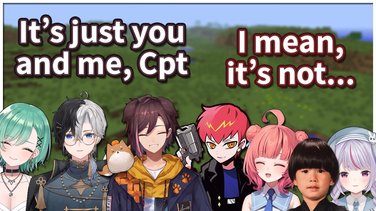 【ENG】Kinako Thought He Was Alone with Cpt【Akari / Beni / Kamito / Mimi / Hendy / Cpt / Kinako】