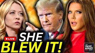 🚨 BREAKING: MELONI BLOWS IT! Trump DOUBLES DOWN After Italy's PM Turns on Him | Trish Regan Show