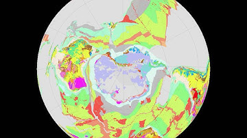 Reconstruction of the CGMW2010 geological map of the world – Antarctic region