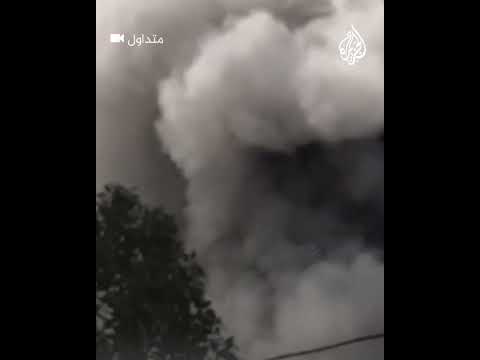 حرب غزة.. توثيق للحظة استهداف مسجد في خان يونس
