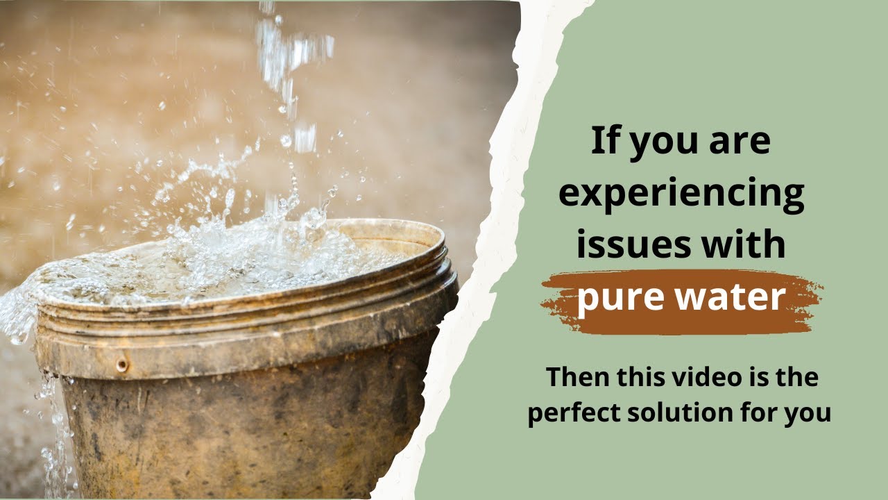 Rainwater harvesting Pure water YouTube