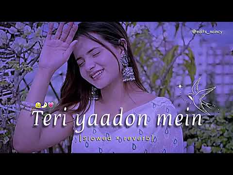 🎧 Teri Yaadon Mein ❤️‍🔥 || DJ Remix | Hindi Slowed + reverb Song 2026 || @edits_naincy