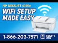 HP DeskJet 4155e WiFi Setup | Step-by-Step Guide