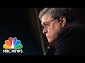 Lester Holt Questions Former Attorney General Barr About His Handling Of The Mueller Investigation