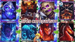 castle crush vs Heroic magic duel all same attacker cards🔥 comment your favorite game 🥰