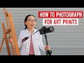 How to take better photos of your art for art prints