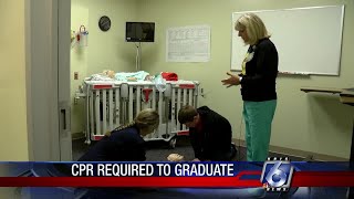 CPR training taught at CCISD schools to comply with Texas state law