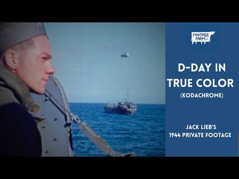 What D-Day Actually Looked Like: Jack Lieb’s Private Color Footage of Utah Beach | Footage Farm Ltd