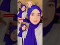 Try this Simple Blue Hijab Tutorial For Girls 💥❤️🌹 #islamicshorts #hijabehaya #soulfulmusic