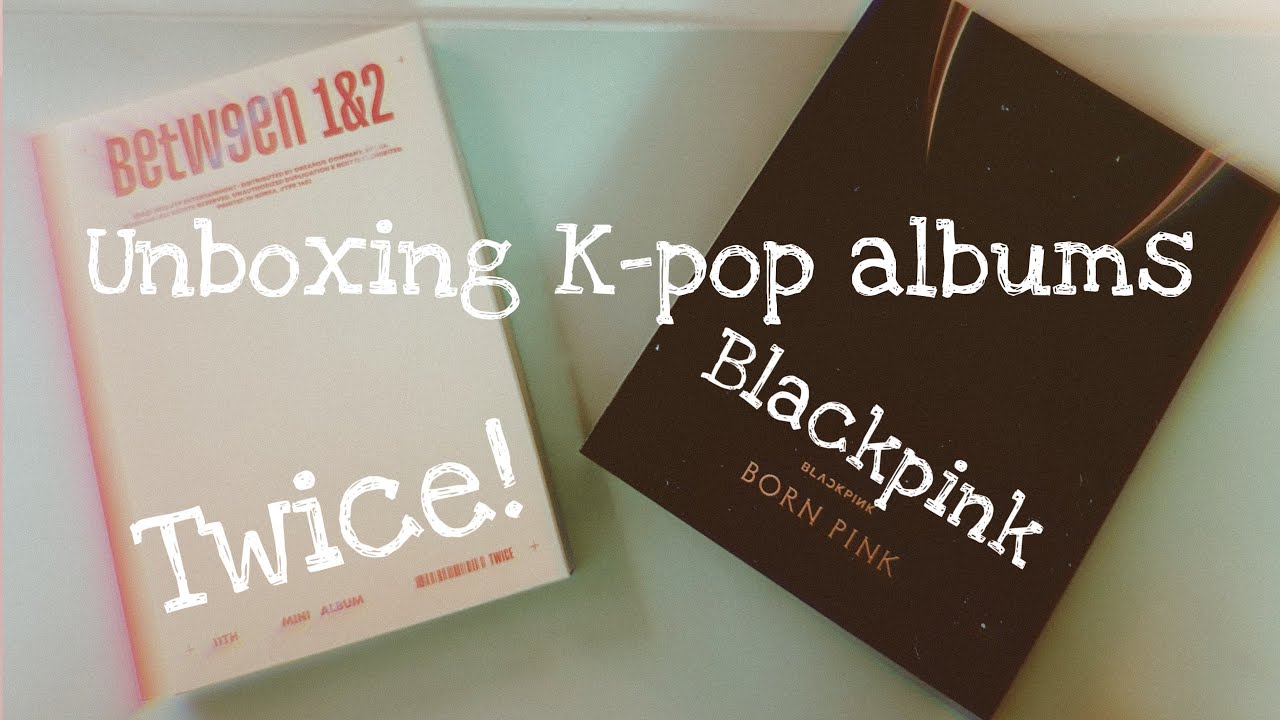 aesthetic⭐️Kpop unboxing |🍓twice: between 1&2 |🖤💖blackpink: born pink