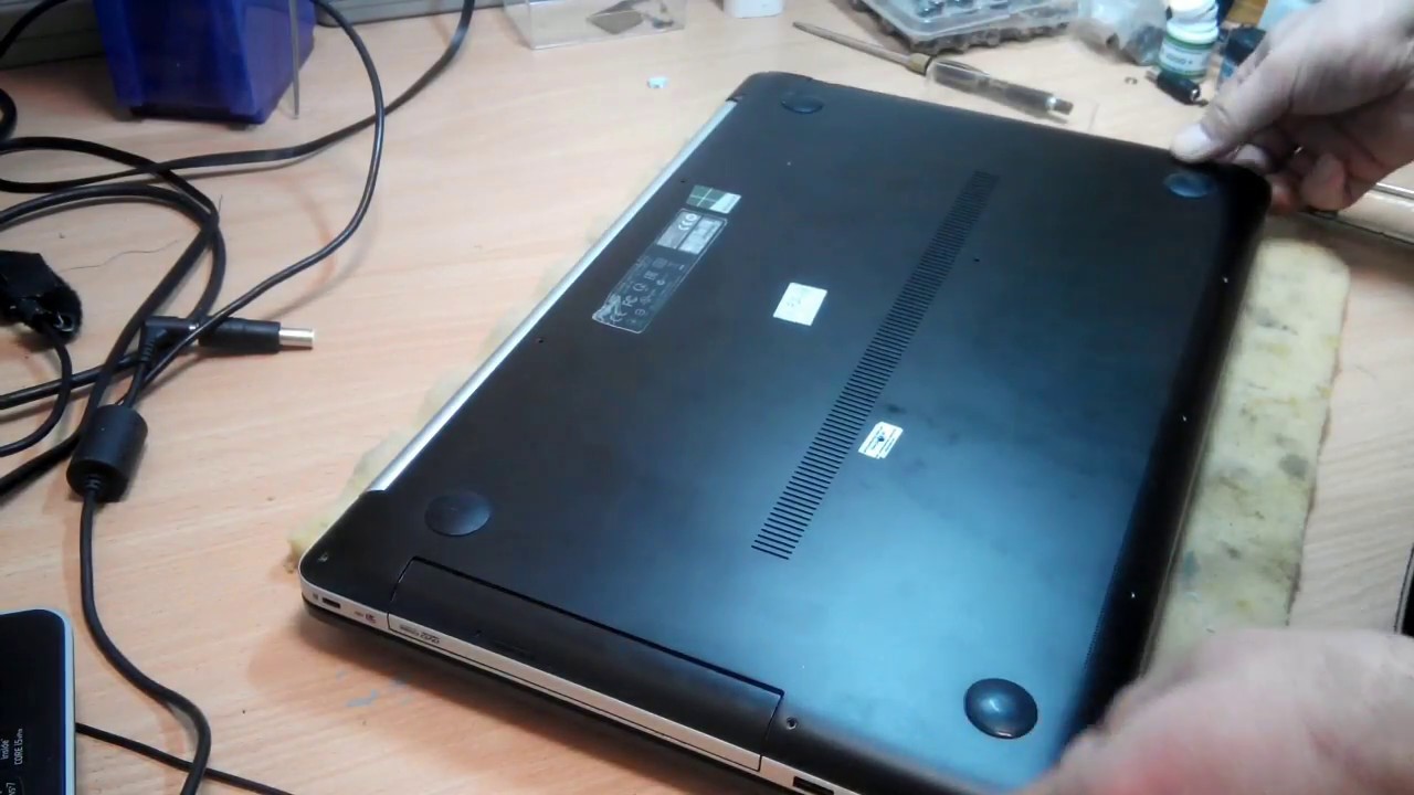 Чистка ноутбука Asus n750j - YouTube