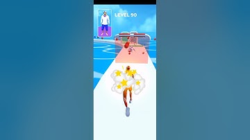 DNA run - level 90 | funny gameplay😂 | sub plz🙂| Can play on ios and android phones #shorts