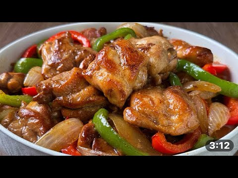 Soslu tavuk yemeği