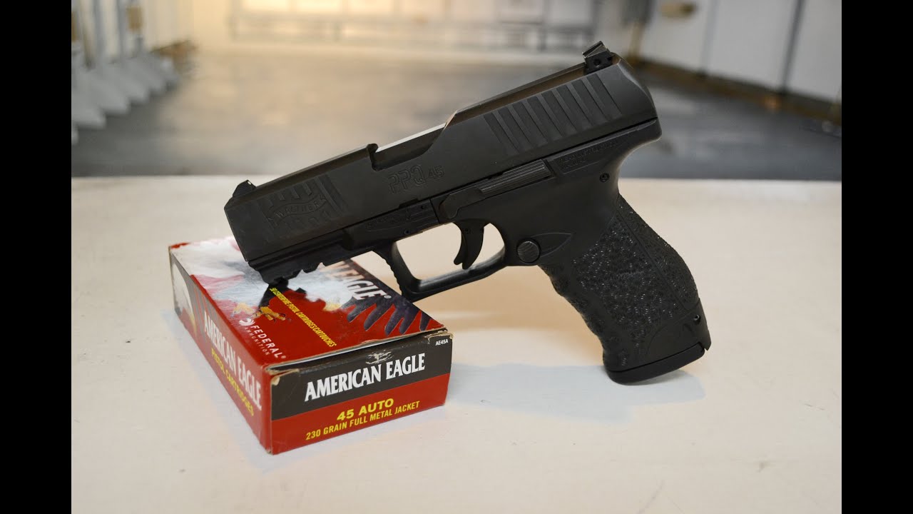 Wather PPQ 45 on the range self defense classes for kids