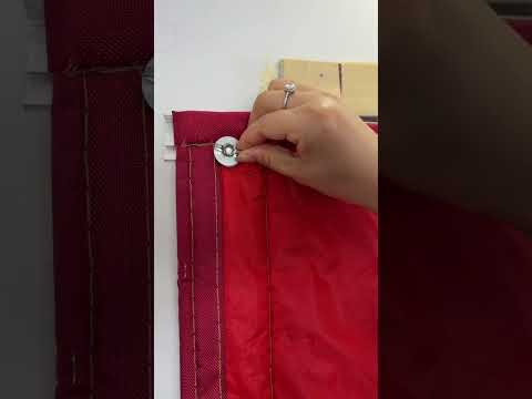Thick cotton door curtains for winter are here! Windproof, warm, and customizable. #doorcurtains thumbnail