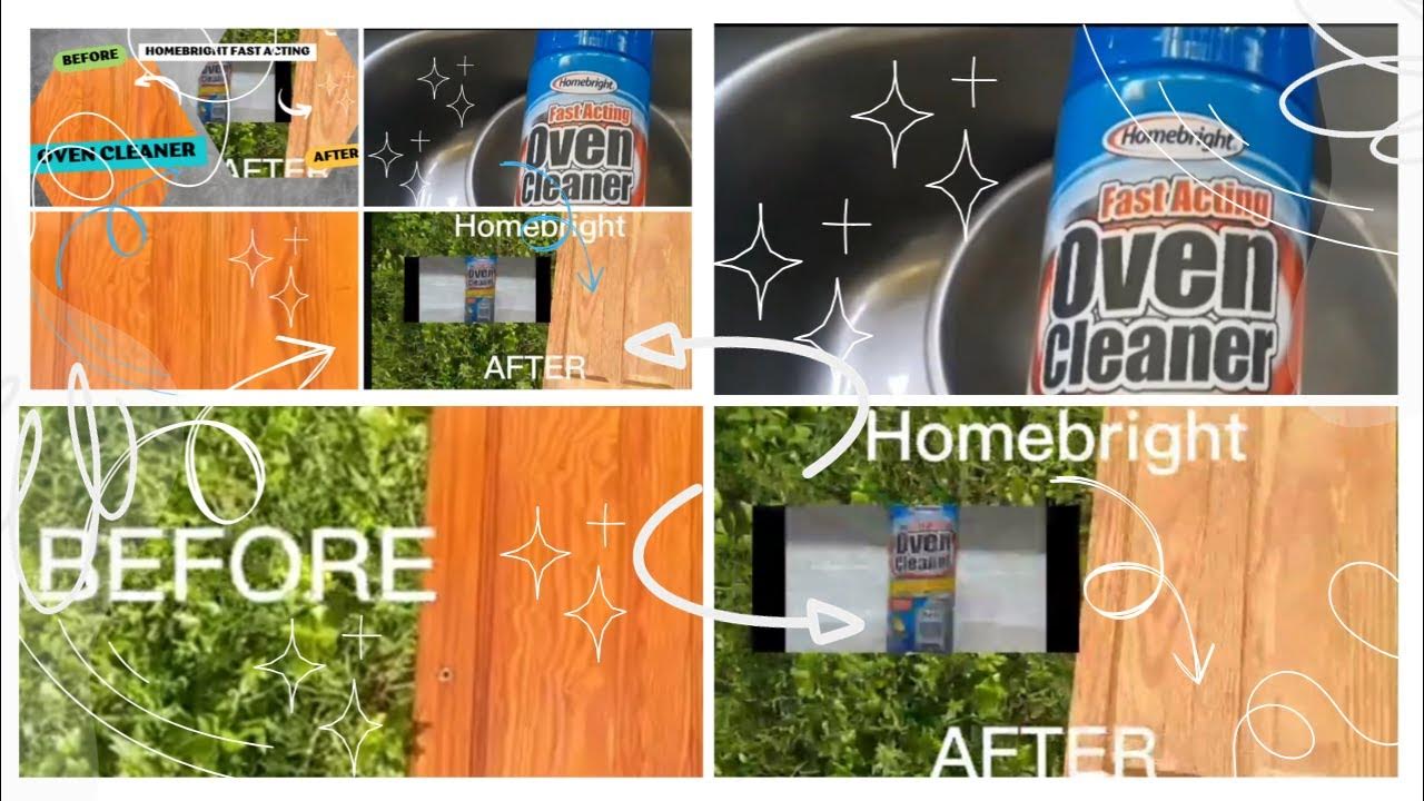 Homebright Oven cleaner Hack/How to remove Varnish From Kitchen