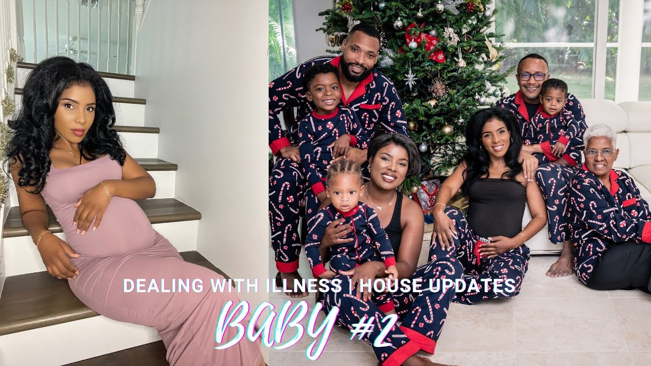 BABY # 2 | DEALING WITH ILLNESS | HOUSE UPDATES | CHRISTMAS PHOTOSHOOT ...