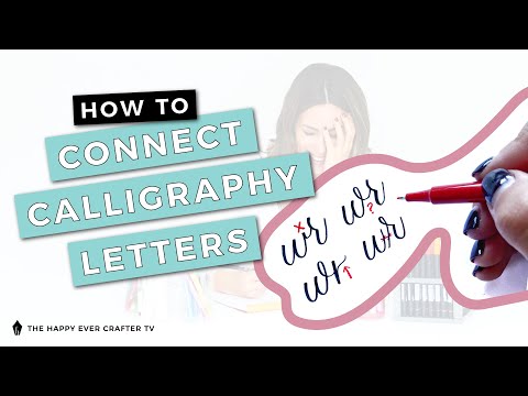 How To Connect Calligraphy Letters Into Words