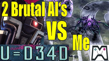 Beat 2 Brutal AIs ALONE 2 Nod VS 1 Challenge (C&C 3 Kane