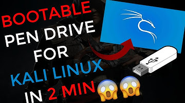 BOOTABLE PEN DRIVE KALI LINUX | How to Make Bootable Pendrive for Kali Linux OS | Hindi | 2020 |