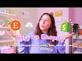 Etsy vs shopify  my experience sales stats proscons which one is better for small businesses