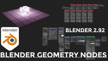 100% Procedural Abstract Render With Geometry Nodes Tutorial [Blender 2.92]