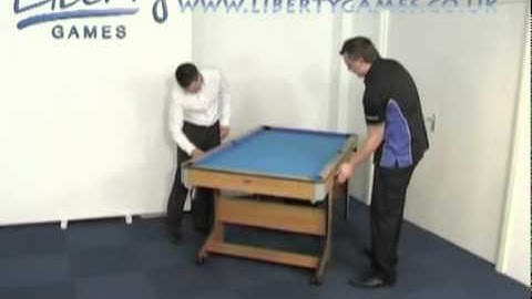 BCE Folding 6 foot Pool Table Style FP-6