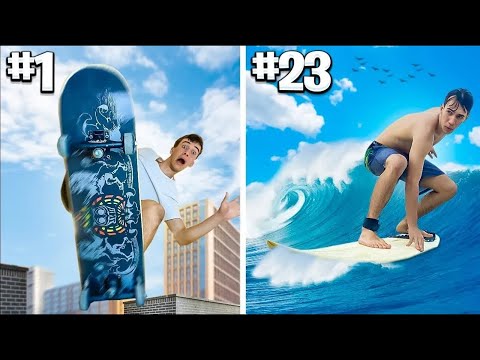 PRATIQUEI 24 ESPORTES EM 24 HORAS!!