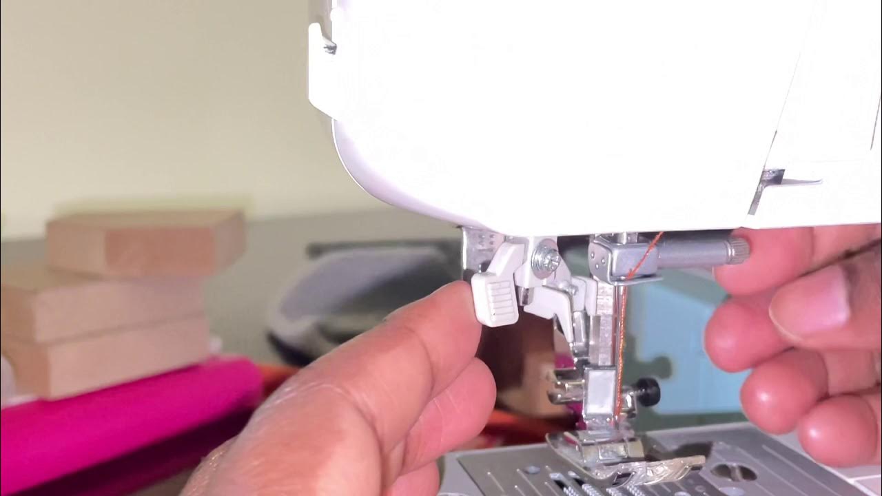 How to use automatic needle threader on brother machine YouTube