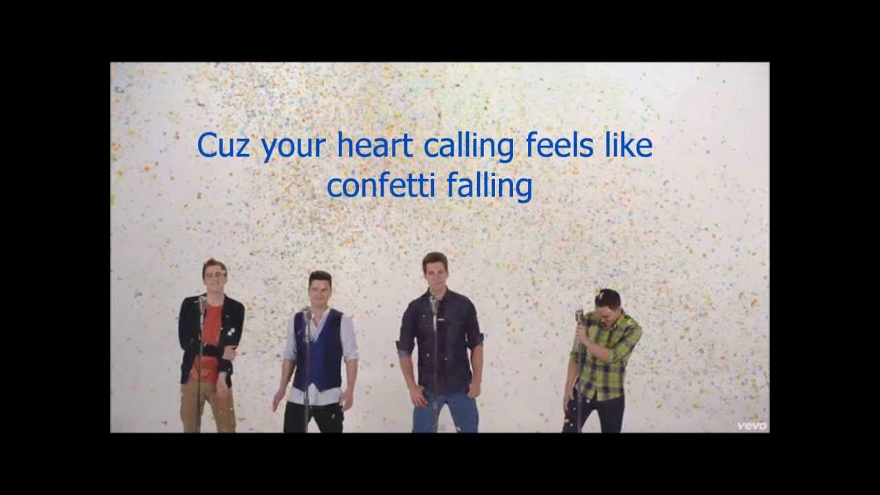 Confetti Falling Lyrics YouTube
