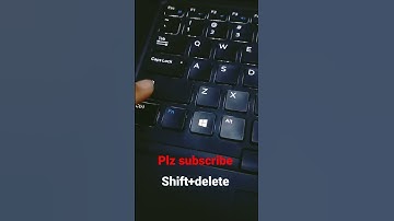 How we delete any folders with out going to recycle bin #learn #computer #skills